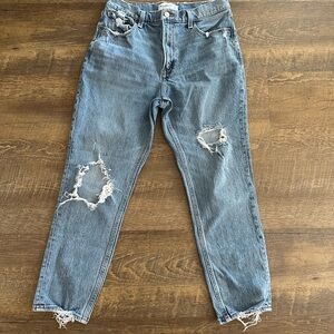 Abercrombie High Rise Mom Jeans
